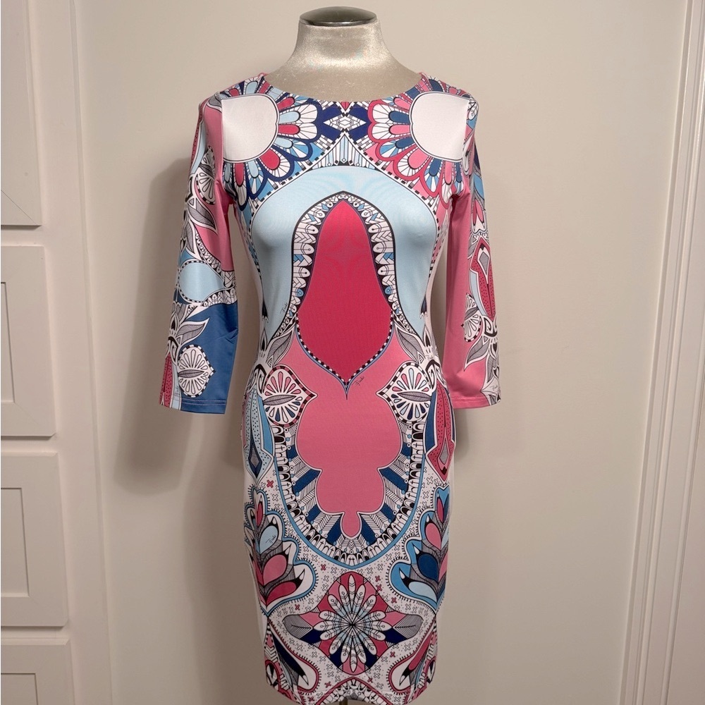 Pucci 100% silk jersey dress.